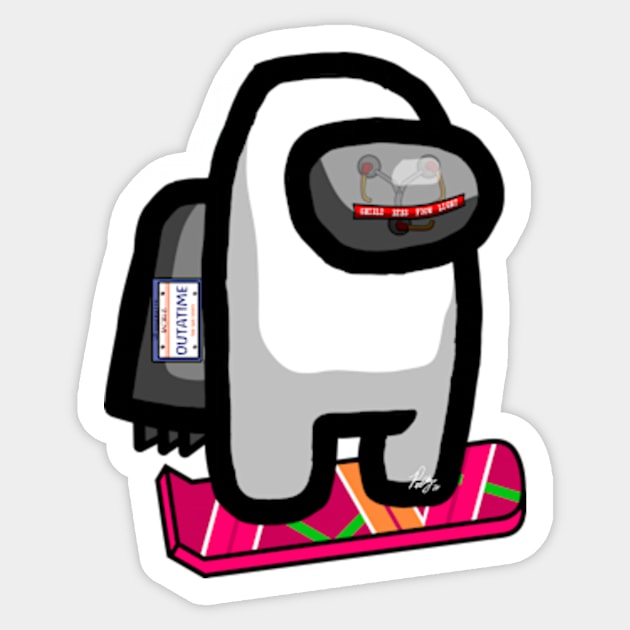 The Sus Capacitor Variant Sticker by slvrhwks